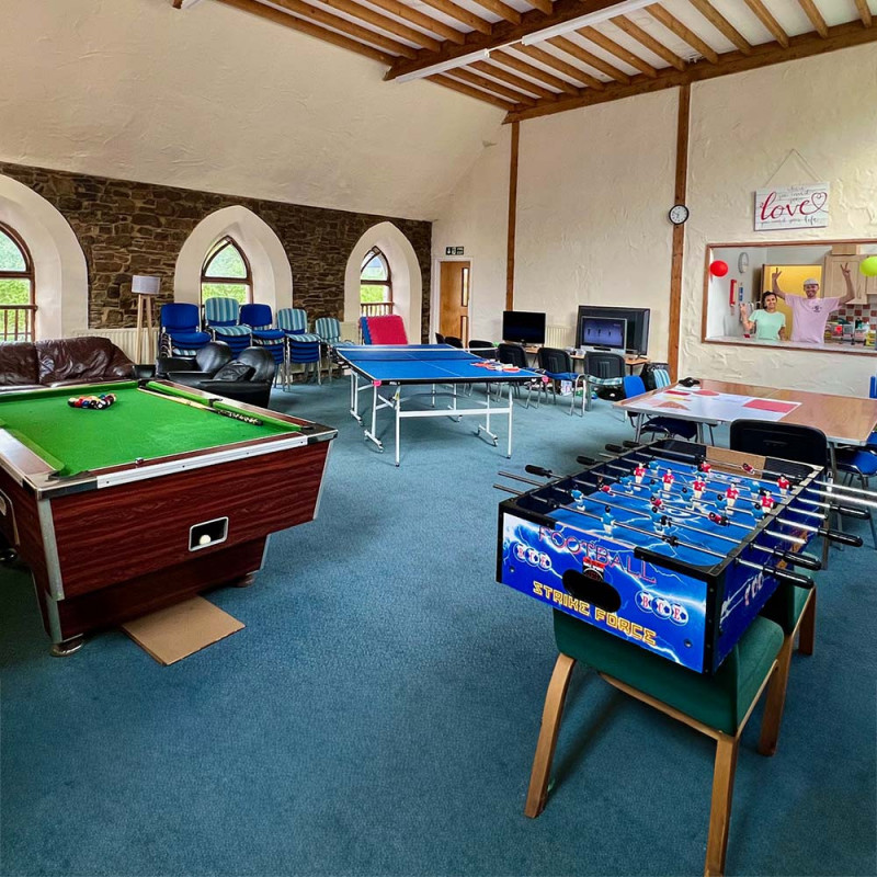 Pool, table tennis and table football